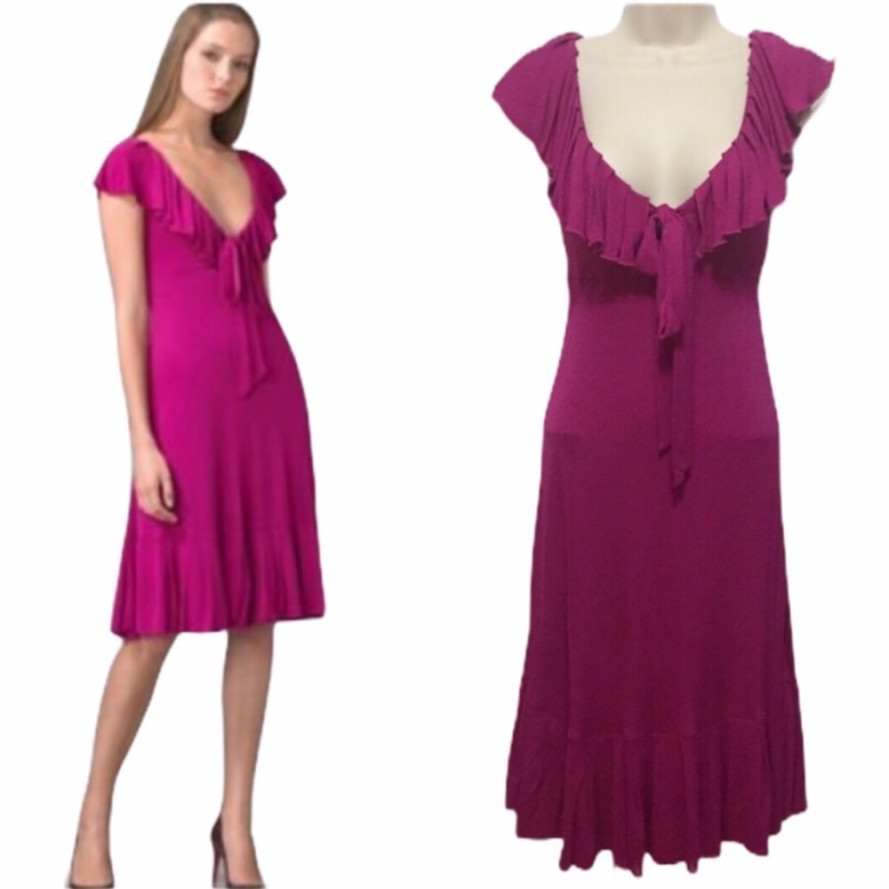 DVF Magenta Baila Dress
